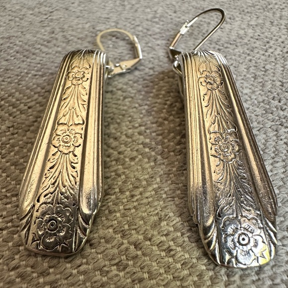 Silverware Earrings - Picture 7 of 9